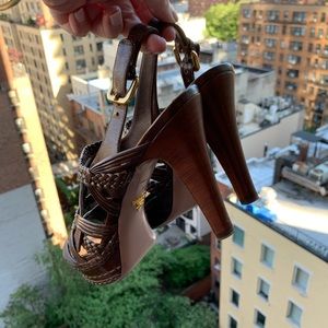 Prada Calzature Donna brown sandal 39